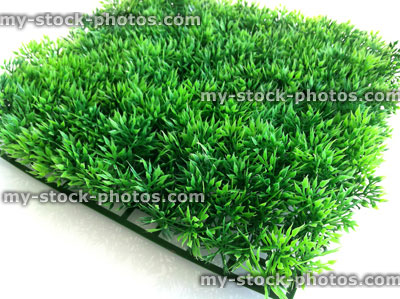 Stock image of plastic grass for aquariums and reptiles