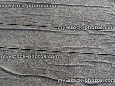 Stock image of shed roof covered with bitumen mineral felt roll
