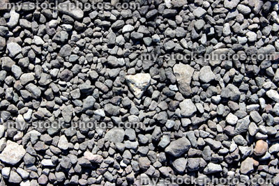 Stock image of medium grade gravel (close up)